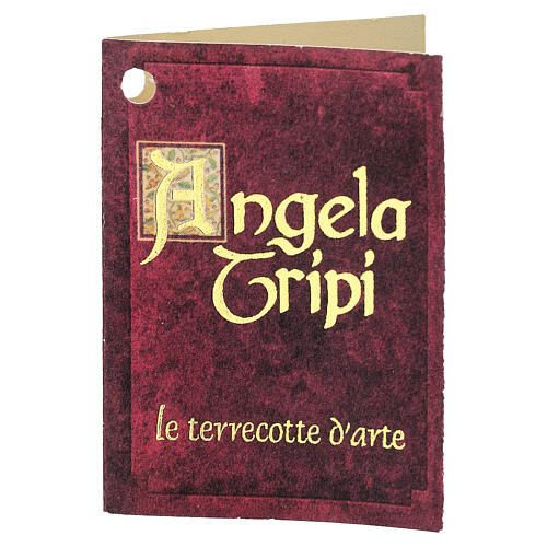 Scena „Ucieczka do Egiptu” - Maria i Jezus na osiołku, szopka 18 cm, Angela Tripi 10