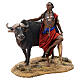 Scena Masai con bufalo Presepe Angela Tripi 30 cm s3