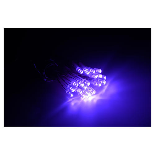 Fairy lights 20 lilac LED lights, for indoor use 2