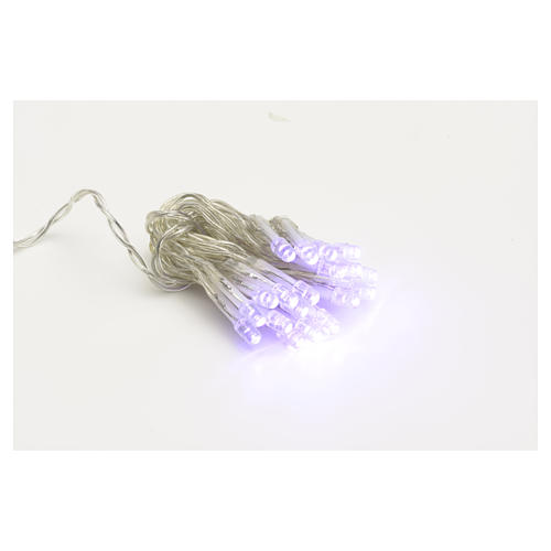 Fairy lights 20 lilac LED lights, for indoor use 1