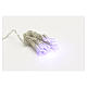 Fairy lights 20 lilac LED lights, for indoor use s1