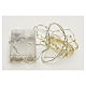 Christmas lights 20 LED lights,warm white, bare wire, indoor use s3