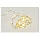 Christmas lights 20 LED lights,warm white, bare wire, indoor use s1