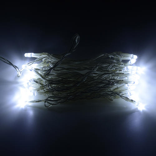 Christmas lights, 35 ice white lights for indoor use 2