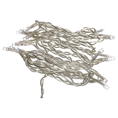 Christmas lights, 35 ice white lights for indoor use 4