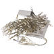 Christmas lights, 35 ice white lights for indoor use s6