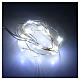 Christmas lights 20 LED lights, bare wire, indoor use, batteries s2