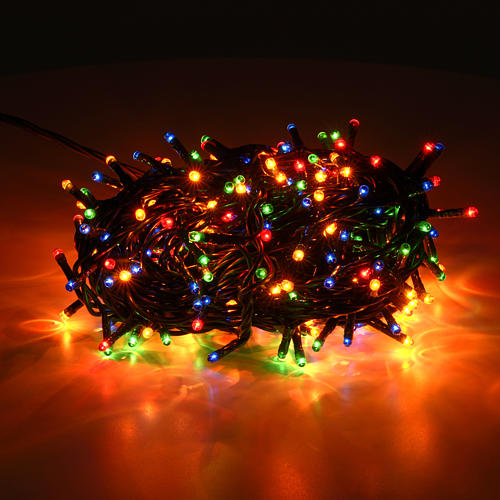 Christmas lights 300 mini lights, multicoloured, for indoor use 2