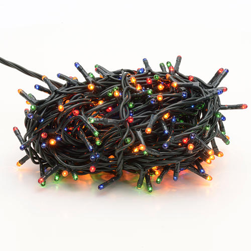 Guirlande de Noël 300 mini ampoules multicolore inté 1