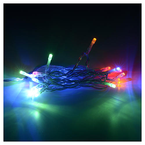 Christmas lights 20 LED lights, multicoloured, for indoor use 2