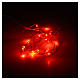 Christmas lights, 20 LED lights, red for indoors use s2