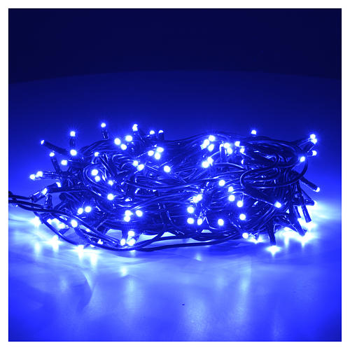 Luzes Natal 180 LEDs miniaturas azuis para interior 2