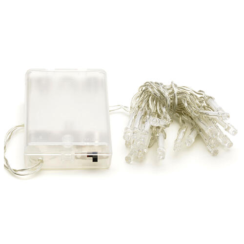 Fairy lights 20 LED lights, ice white with battery for indoors u 4