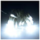 Guirlande lumineuse de noël 20 LED blanc froid avec piles s1