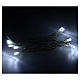 Guirlande lumineuse de noël 10 LED blanc froid s2