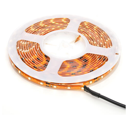 Christmas LED lights, 5mt strip, warm white, for outdoor use 2