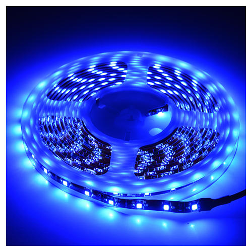 Christmas LED lights, 5mt strip, blue, for outdoor use 2