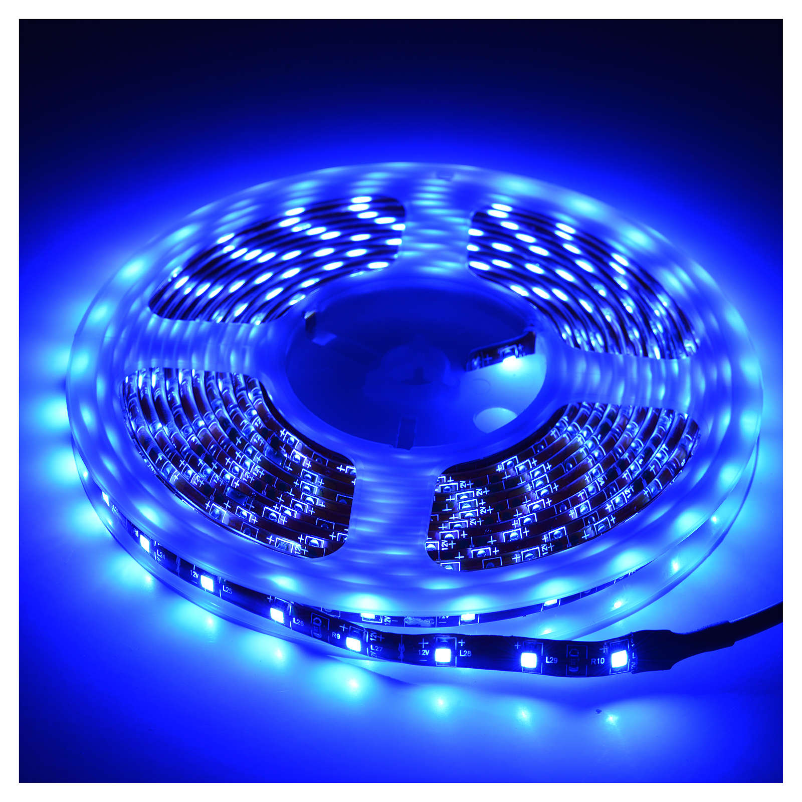 Christmas LED lights, 5mt strip, blue, for outdoor use | online sales