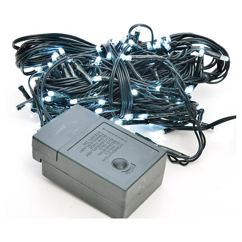 Fairy lights 120 mini LED, ice white, for outdoor use 1