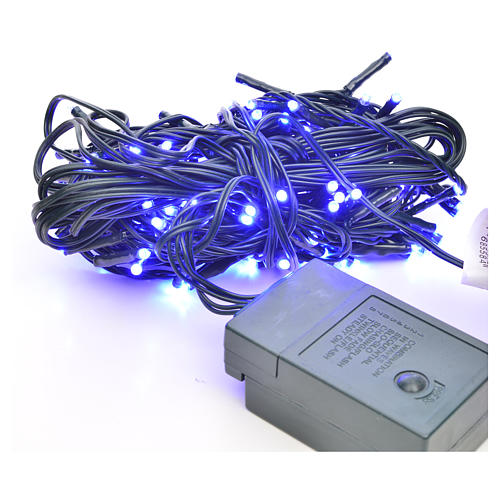 Fairy lights 120 mini LED, blue, for outdoor use 1