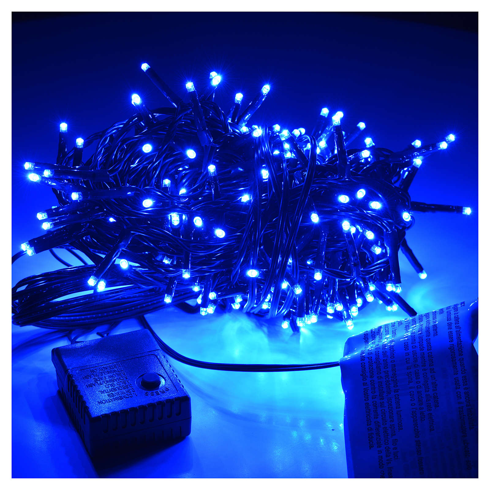 Fairy lights 240 mini LED, blue, for indoor and outdoor use | online ...