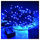 Luces de Navidad, 240 mini LED azules, interior exterior s2
