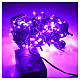 Guirlande lumineuse Noël 120 mini led lilas extérieur s2