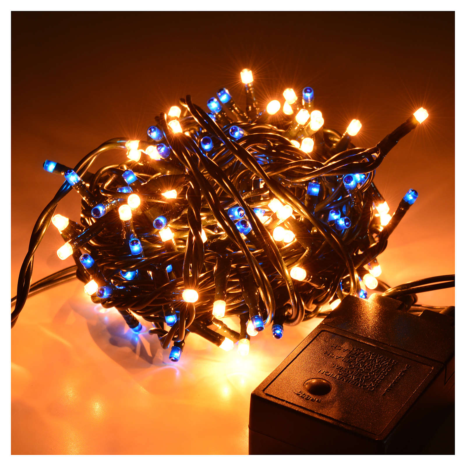 Christmas lights 180 mini lights, bluewhite indoor use online sales on HOLYART.co.uk