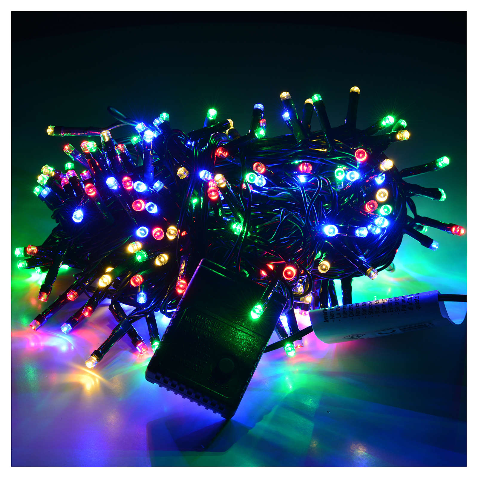 Fairy lights 300 LED, multicoloured, for indoor and outdoor use