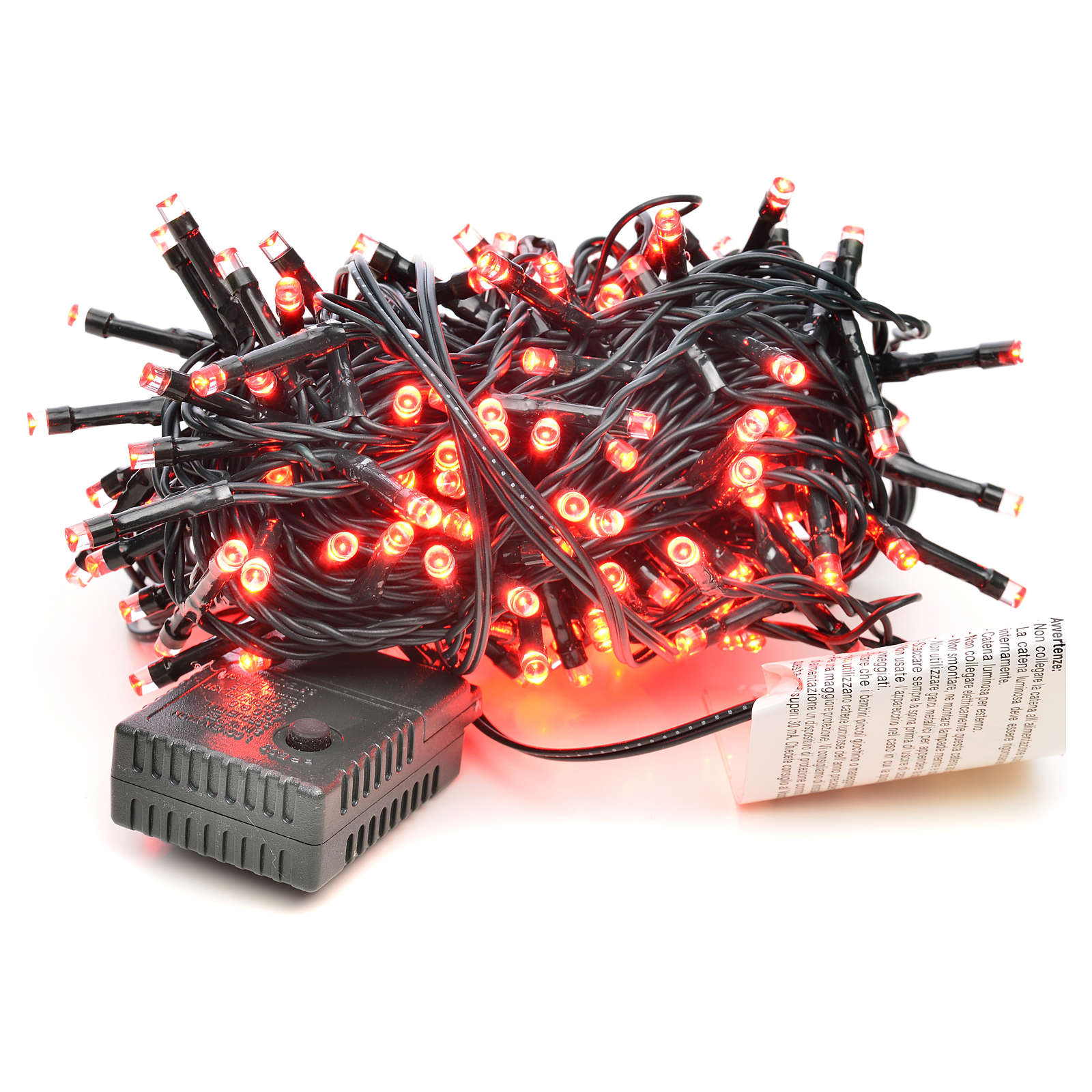 Fairy lights 180 LED, red, for indoor and outdoor use online sales on