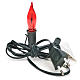 Oświetlenie płomień czerwony zasilanie prądem 1.5m kabel s3