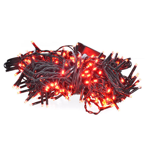 Fairy lights 240 mini LED, red, for in/outdoor use programmable 1
