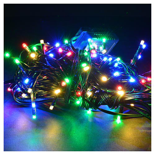 Luci natalizie 120 mini led multicolor programmabile interno/est 2