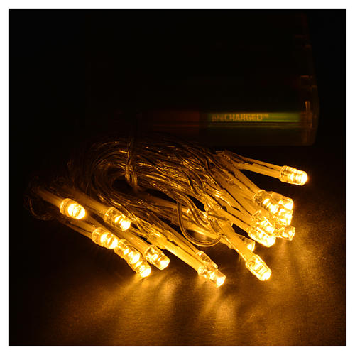 Fairy lights 20 warm white LED lights for indoor use 2
