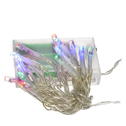 Fairy lights 20 multicoloured LED lights for indoor use 1