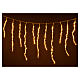 Christmas lights, LED icicles curtain, 576 LED, warm white, for s4