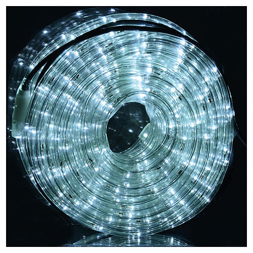 Manguera 34 m luces de Navidad de LED color hielo para exterior 2