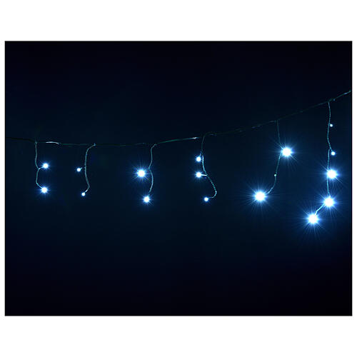 Christmas lights, LED curtain, 60 LED, ice white, programmable, 3