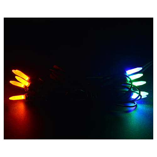 Christmas lights 10 LED lights, multicoloured for indoor use 2