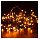 Luces de Navidad 180 mini luciérnagas color cobre programables para interior s2