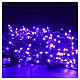 Guirlande Noël 240 mini leds lilas avec mémoire int/ext s2