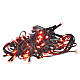 Christmas lights 96 LED lights, red for indoor/outdoor use, prog s1