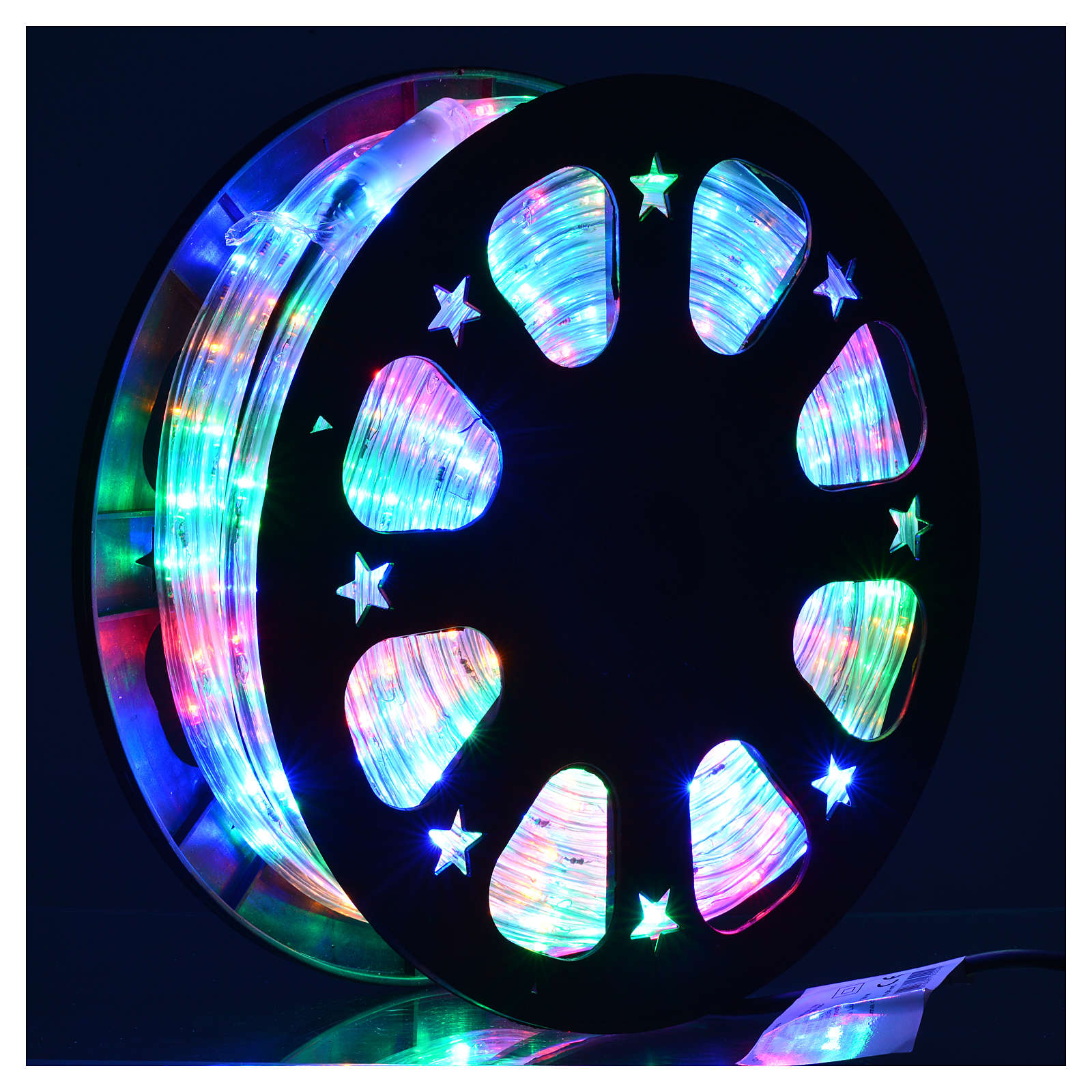 Christmas lights, rope lights, 50mt, multicoloured, for outdoor