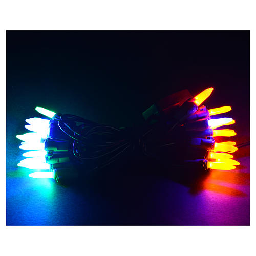 Guirlande lumineuse 35 bougies leds multicolores pour intérieur 2