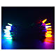 Luci di Natale 35 led pisellino multicolor per interni s2
