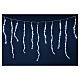 Christmas lights, LED icicles curtain, 864 LED, white, for outdo s4