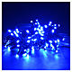 Fairy lights 96 mini LED, blue, for outdoor/indoor use, programm s2