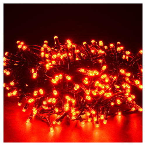 Christmas lights 300 LED lights, red for indoor/outdoor use, pro 2