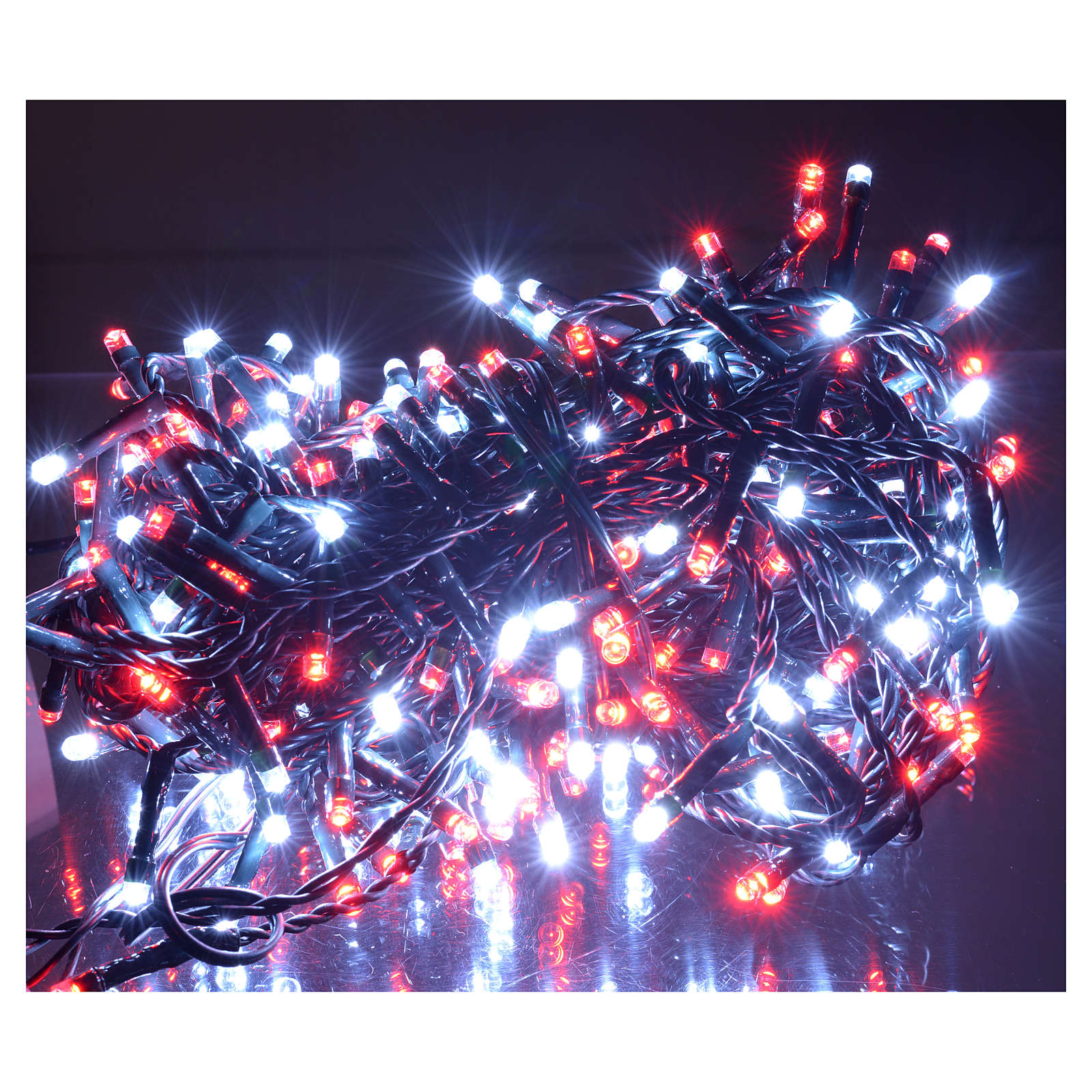 Fairy Lights 300 Led Red And White For Outdoor Indoor Use