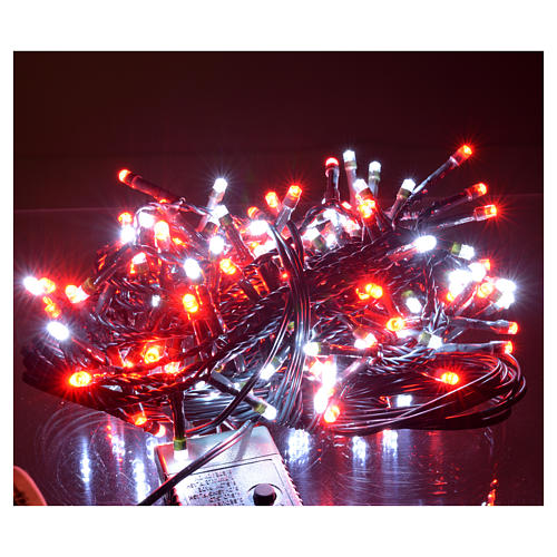 Fairy lights 180 LED, red and white, for outdoor/indoor use, programmable 2
